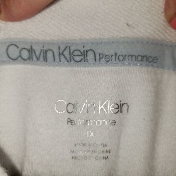 Calvin Klein Performance Hoodie Ombre Stripe Dress - Picture 5 of 9